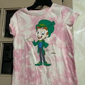 Lucky Charms Pink Tie-Dye Kids T-Shirt